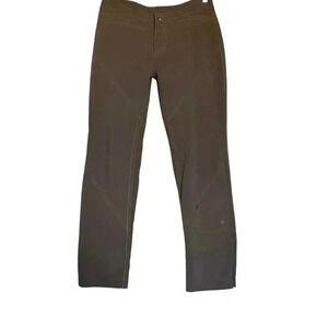 Athleta Boot Cut Ski Snow Hiking Pants Soft Shell Fleece Lined Ankle Zip Sz 10T